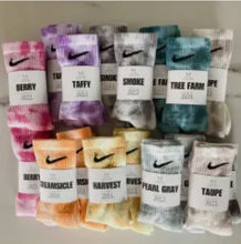 Load image into Gallery viewer, Tie Dye Crew Socks

