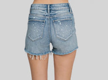 Load image into Gallery viewer, Petra High Rise Comfort Shorts w/ Frayed Hem
