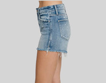 Load image into Gallery viewer, Petra High Rise Comfort Shorts w/ Frayed Hem
